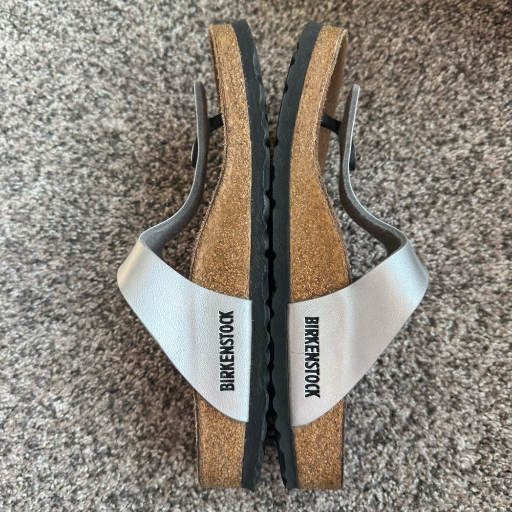 Birkenstock gizeh birko-flor sandal silver - Picture 3 of 8
